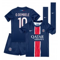 Dres Paris Saint-Germain Ousmane Dembele #10 Domaci za djecu 2024-25 Kratak Rukav (+ kratke hlače)